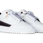 Mason Garments Torino Leather / Velvet Grey Weiß (FW19-16D)