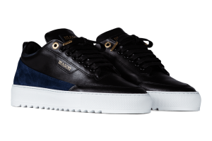 Mason Garments Torino Leather Navy Schwarz (FW19-35C)