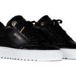 Mason Garments Tia Leather / Suede Navy Schwarz (FW19-36C-7167)