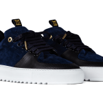 Mason Garments Roma Classic Suede Navy Blau (FW19-7C)