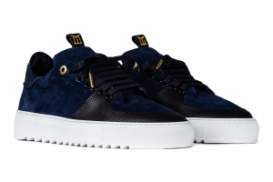 Mason Garments Roma Classic Suede Navy Blau (FW19-7C)