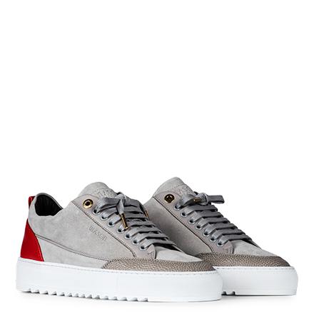 Mason Garments Tia Suede / Leather Grey Grau (FW19-14B)