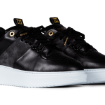 Mason Garments Roma Classic Leather Dark Grey Schwarz (FW19-34E)