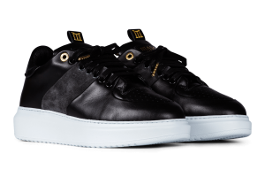 Mason Garments Roma Classic Leather Dark Grey Schwarz (FW19-34E)