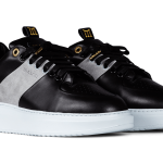 Mason Garments Roma Classic Leather Grey Schwarz (FW19-34D)