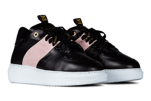 Mason Garments Roma Classic Leather Pink Schwarz (FW19-34A)