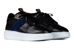 Mason Garments Roma Classic Leather Navy Schwarz (FW19-34C)