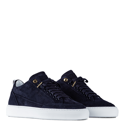 Mason Garments Tia Suede Navy (SS19-1H)