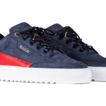 Mason Garments Torino Nubuck/Leather – Navy Blau (SS19-16F)