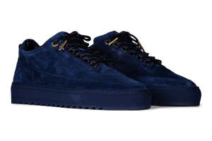 Mason Garments Firenze Suede Navy Blau (FW19-10C)