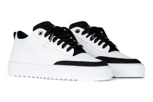 Mason Garments Torino Leather / Nubuck White Weiß (FW19-18C)