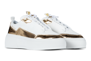Mason Garments Next Gen Milano – Mirror – White / Gold Weiß (SS19-21B)