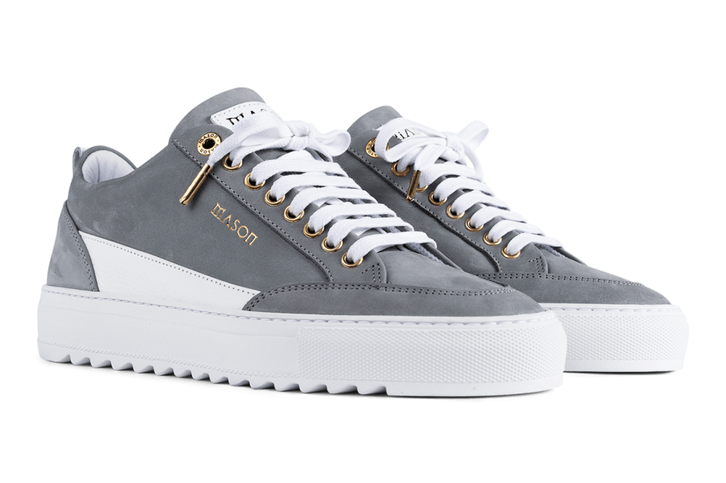 Mason Garments Tia Nubuck/Leather Grey Grau (SS20-5E)