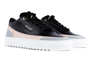 Mason Garments Firenze Leather/Nubuck – Black/Pink Schwarz (FW19-15B-1)