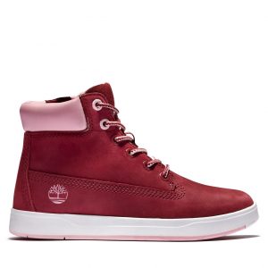 Timberland Davis Square 6-inch-stiefel Mit Seitenreißverschluss Rot (A2GUYC56)