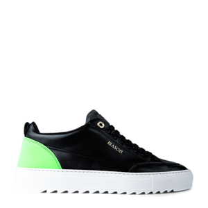 Mason Garments Tia Leather/Suede/Reflective Black/Asfalto/Fluo Green Schwarz (FW20-24B)