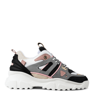 Mason Garments Genova 2 Nubuck/Leather/Suede/Stamp Cement/White/Pink/Creme/Black Grau (FW20-15E)
