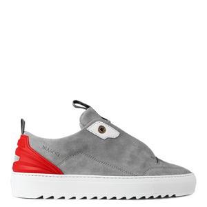 Mason Garments Milano Next Gen Suede Cement/Red Grau (FW20-13C)