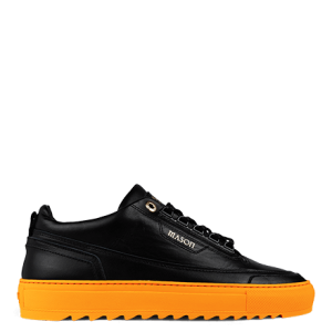 Mason Garments Firenze Suede Black/Fluo Orange Schwarz (FW20-7C)