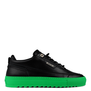 Mason Garments Firenze Suede Black/Fluo Green Schwarz (FW20-7A)