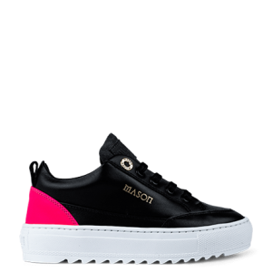 Mason Garments Tia Leather/Suede/Reflective Black/Asfalto/Fluo Pink Schwarz (B-FW20-24A)