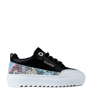 Mason Garments Torino Leather/Snake Black/Multi Schwarz (B-FW20-9B)
