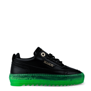 Mason Garments Firenze Suede Black/Fluo Green Schwarz (B-FW20-7A)