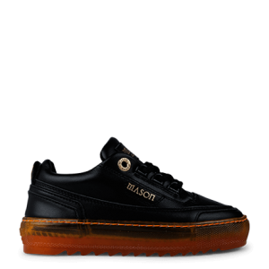 Mason Garments Firenze Suede Black/Fluo Orange Schwarz (B-FW20-7C)
