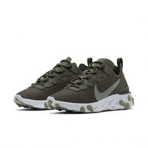 Nike WMNS React Element 55 Cargo Khaki / Jade Stone / White (BQ2728-302)