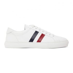 Moncler White New Monaco Sneakers (F209A4M7144001A9A)
