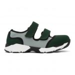 Marni Green and Blue Strappy Sneakers (SNZWS01G02TCR86)