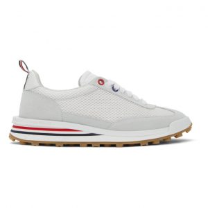 Thom Browne White Tech Runner Sneakers (FFD054A-06552)