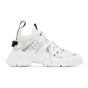 MCQ White Descender Sneakers (630796R2710)