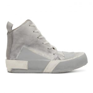 Boris Bidjan Saberi Grey Bamba 1 Sneakers (BAMBA1-FMM20001)