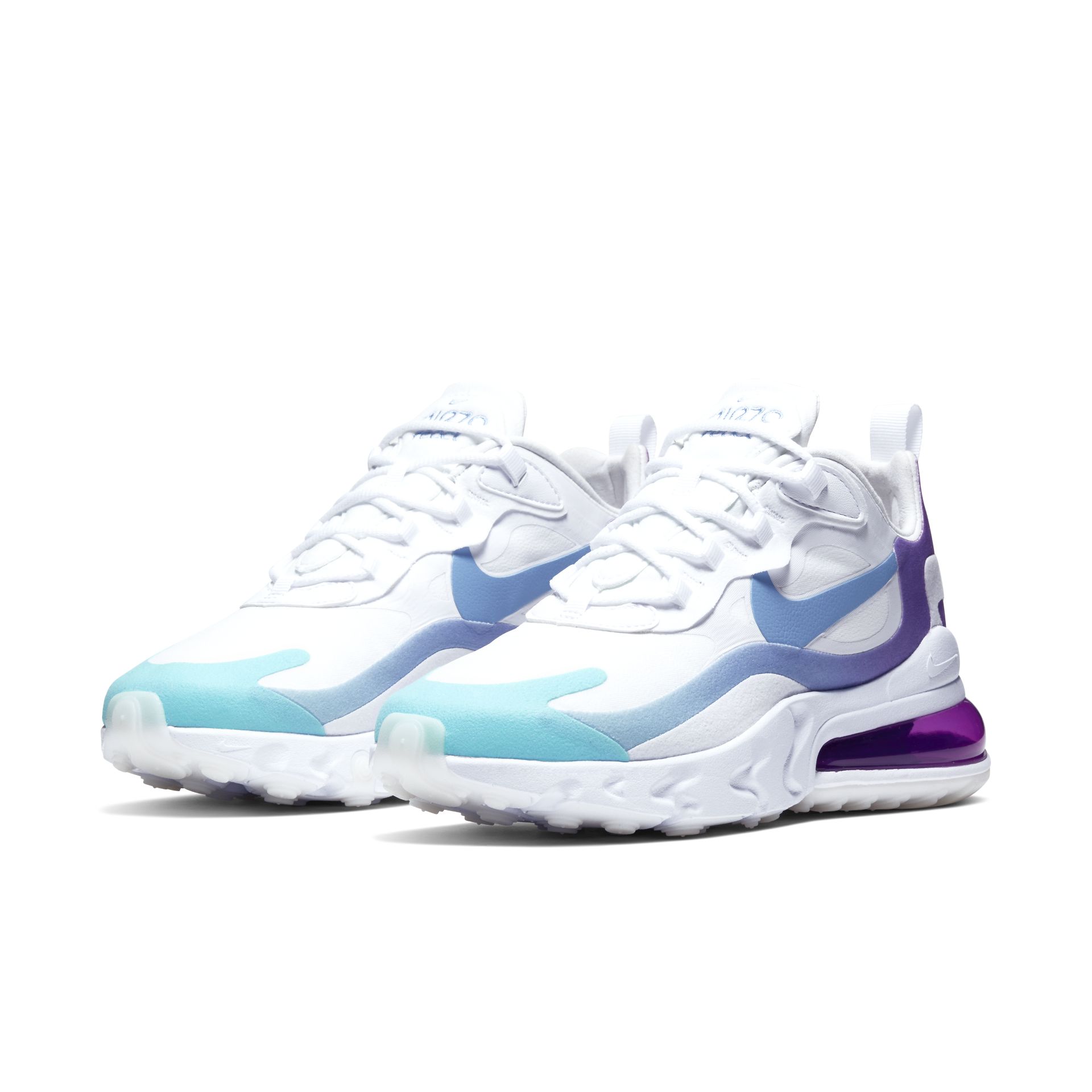 Nike Womens Air Max 270 React Aurora 2019 (AT6174-102)