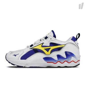 Mizuno Wave Rider White Blue Yellow