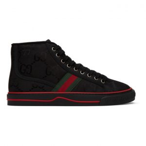 Gucci Black Gucci Tennis 1977 Off The Grid High-Top Sneakers (629241 H9H80)