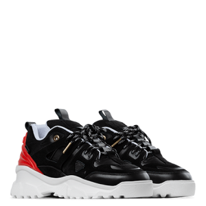 Mason Garments Genova II Black / Red Schwarz (SS20-29A)
