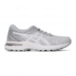 Asics White and Grey GT-2000 8 Sneakers (1012A591)