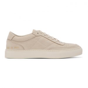 Common Projects Beige Nubuck Classic Resort Sneakers (6020)