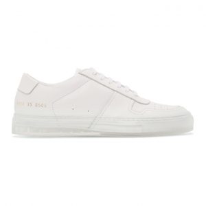 Common Projects White Transparent Sole BBall Low Sneakers (6028)