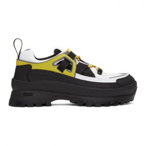 Stella McCartney Black and Green Trail Hiking Sneakers (800262N0159)