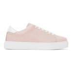 Joshua Sanders Pink and White Square Toe Sneakers (FJSAWSQS100109)
