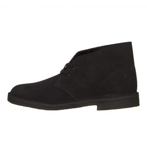 Clarks Originals Desert Boot Black Suede (26138227)