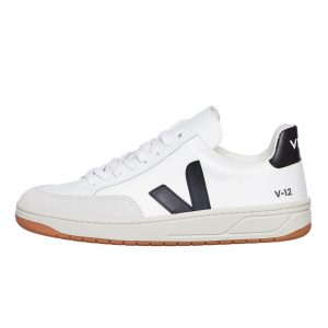 Veja V-12 WMN White / Black (XDW011537)