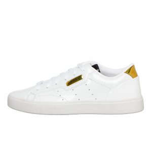 adidas  Sleek W Footwear White / Crystal White / Gold Metallic (FV3395)