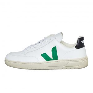 Veja V-12 Extra-white / Emeraude / Black (XDM021928)