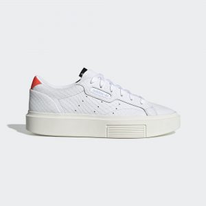 adidas  Sleek Super W White / Solar Red (EF1897)