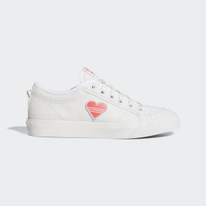 adidas Nizza Trefoil W Crystal White / Shock Red / Core Black (EF5074)