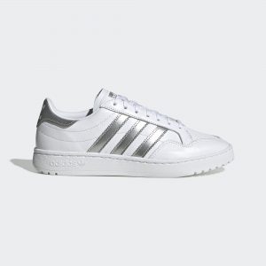 adidas Team Court W Footwear White / Silver Metallic / Footwear White (EG9824)